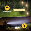 imageOGERY 2Pack Camping String Lights 4 in 1 Quick Storage 328FT Rechargeable Tent Lights String with 8 Lighting Modes Hanging Waterproof Portable LED Lamp for Outdoor Patio Awning Party EssentialsGreen