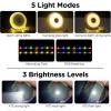 imageOGERY 2Pack Camping String Lights 4 in 1 Quick Storage 328FT Rechargeable Tent Lights String with 8 Lighting Modes Hanging Waterproof Portable LED Lamp for Outdoor Patio Awning Party EssentialsGreen