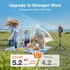 imageOGERY F21 Camping Fan with Stand 20000mAh Rechargeable Battery Powered Standing Fan LED Lanterns for Power Outages Strong Wind Fast Charging for Tent Travel Bedroom Camping Essentials