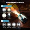 imageOGERY Rechargeable 10000mAh Camping Light with Stand 65 ft Max Height Cordless Work Light with 3 LED Lamp Heads 2200 Lumens Camping Essentials Gear Emergency Flashlight with Detachable TripodBlue