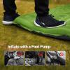 imageOGERY Sleeping Pad for Camping 6quot ExtraThick Reinforced Camping Sleeping Pad with Pillows ampamp Builtin Foot Pump Ultralight Self Inflating Air Mattress Mat for Tent Hiking Essentials GearGreen