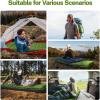 imageOGERY Sleeping Pad for Camping 6quot ExtraThick Reinforced Camping Sleeping Pad with Pillows ampamp Builtin Foot Pump Ultralight Self Inflating Air Mattress Mat for Tent Hiking Essentials GearGreen