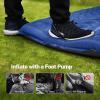 imageOGERY Sleeping Pad for Camping 6quot ExtraThick Reinforced Camping Sleeping Pad with Pillows ampamp Builtin Foot Pump Ultralight Self Inflating Air Mattress Mat for Tent Hiking Essentials GearBlue