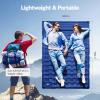 imageOGERY Sleeping Pad for Camping 6quot ExtraThick Reinforced Camping Sleeping Pad with Pillows ampamp Builtin Foot Pump Ultralight Self Inflating Air Mattress Mat for Tent Hiking Essentials GearBlue