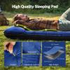 imageOGERY Sleeping Pad for Camping 6quot ExtraThick Reinforced Camping Sleeping Pad with Pillows ampamp Builtin Foot Pump Ultralight Self Inflating Air Mattress Mat for Tent Hiking Essentials GearBlue