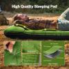 imageOGERY Sleeping Pad for Camping 6quot ExtraThick Reinforced Camping Sleeping Pad with Pillows ampamp Builtin Foot Pump Ultralight Self Inflating Air Mattress Mat for Tent Hiking Essentials GearGreen