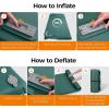 imageOGERY Self Inflating Sleeping Pad with Electric Pump 315 UltraThick Memory Foam Camping Pad 4 Season Camping Mattress Pad with Builtin Pillow Camping Essentials Gear for Tent Travel Car DoubleGreen