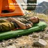 imageOGERY SelfInflating Sleeping Pad with Builtin Foot Pump 3 Memory Camping Mattress Pad Quiet amp 95 RValue Insulated Sleeping Mat Camping Essential Gear for Car Tent CampingGreen