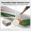 imageOGERY Upgraded SelfInflating Sleeping Pad with Builtin Foot Pump amp Washable Cover 3 Memory Camping Mattress Pad Quiet amp 95 RValue Insulated Sleeping Mat for Car Tent CampingGreen