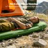 imageOGERY Upgraded SelfInflating Sleeping Pad with Builtin Foot Pump amp Washable Cover 3 Memory Camping Mattress Pad Quiet amp 95 RValue Insulated Sleeping Mat for Car Tent CampingGreen