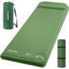 imageOGERY SelfInflating Sleeping Pad with Builtin Foot Pump 3 Memory Camping Mattress Pad Quiet amp 95 RValue Insulated Sleeping Mat Camping Essential Gear for Car Tent CampingGreen