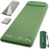 imageOGERY Upgraded SelfInflating Sleeping Pad with Builtin Foot Pump amp Washable Cover 3 Memory Camping Mattress Pad Quiet amp 95 RValue Insulated Sleeping Mat for Car Tent CampingGreen