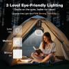 imageOGERY Camping Fan Portable Fan with Adjustable Height Stand 20000mAh Rechargeable Battery Powered Fan with Remote LED Light Auto Oscillation Fast Charging Floor or Desk Fan for Tent RV Travel