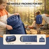 image:imageOGERY Sleeping Bag for Kids amp Toddlers  3 Seasons Warm amp Cool Sleeping Bag for Boys Girls Lightweight amp Washable Camping Sleeping Bags Sleepover Camp Travel Up to 47Navy Blue