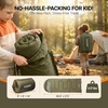 image:imageOGERY Sleeping Bag for Kids amp Toddlers  3 Seasons Warm amp Cool Sleeping Bag for Boys Girls Lightweight amp Washable Camping Sleeping Bags Sleepover Camp Travel Up to 47Forest Green