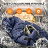 image:imageOGERY Sleeping Bag for Kids amp Toddlers  3 Seasons Warm amp Cool Sleeping Bag for Boys Girls Lightweight amp Washable Camping Sleeping Bags Sleepover Camp Travel Up to 47Navy Blue