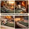 image:imageOGERY Sleeping Bag for Kids amp Toddlers  3 Seasons Warm amp Cool Sleeping Bag for Boys Girls Lightweight amp Washable Camping Sleeping Bags Sleepover Camp Travel Up to 47Forest Green
