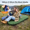 image:imageOGERY Sleeping Pad for Camping RValue 90 Insulated 4 Season Sleeping Mat 47 Thick Ultralight Inflatable Camping Air Mattress with Pump Bag Compact for Cold Weather