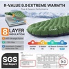 image:imageOGERY Sleeping Pad for Camping RValue 90 Insulated 4 Season Sleeping Mat 47 Thick Ultralight Inflatable Camping Air Mattress with Pump Bag Compact for Cold Weather