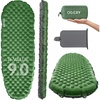 image:imageOGERY Sleeping Pad for Camping RValue 90 Insulated 4 Season Sleeping Mat 47 Thick Ultralight Inflatable Camping Air Mattress with Pump Bag Compact for Cold Weather