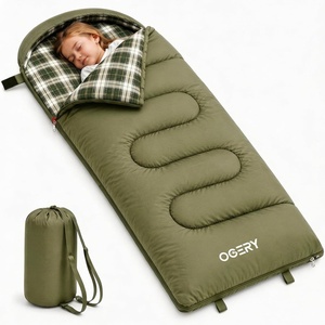 image:imageOGERY Sleeping Bag for Kids amp Toddlers  3 Seasons Warm amp Cool Sleeping Bag for Boys Girls Lightweight amp Washable Camping Sleeping Bags Sleepover Camp Travel Up to 47Forest Green
