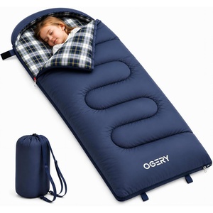 image:imageOGERY Sleeping Bag for Kids amp Toddlers  3 Seasons Warm amp Cool Sleeping Bag for Boys Girls Lightweight amp Washable Camping Sleeping Bags Sleepover Camp Travel Up to 47Navy Blue