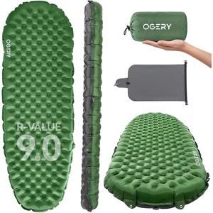 image:imageOGERY Sleeping Pad for Camping RValue 90 Insulated 4 Season Sleeping Mat 47 Thick Ultralight Inflatable Camping Air Mattress with Pump Bag Compact for Cold Weather