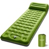 image:imageOGERY Double Sleeping PadUltralight Inflating Sleeping Pad for Camping with Pillow Builtin Foot Pump 6 ExtraThick Reinforced Camping Pad for Hiking Backpacking Tent SingleBlueGreenGrey