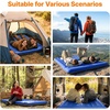 image:imageOGERY Sleeping Pad Ultralight Inflatable Sleeping Pad for Camping with Pillow Builtin Foot Pump 6 ExtraThick Reinforced Camping Mattress for Hiking Backpacking TentBlue