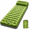 image:imageOGERY Sleeping Pad Ultralight Inflatable Sleeping Pad for Camping with Pillow Builtin Foot Pump 6 ExtraThick Reinforced Camping Mattress for Hiking Backpacking TentGreen