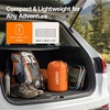image:imageOGERY Sleeping Pad for Camping HighDensity Foam Camping Mattress Insulated Sleeping Mat for Tent Floor SUV Car Bed Camping Cot Packable Travel Bed with Pump SackOrange
