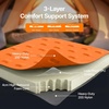 image:imageOGERY Sleeping Pad for Camping HighDensity Foam Camping Mattress Insulated Sleeping Mat for Tent Floor SUV Car Bed Camping Cot Packable Travel Bed with Pump SackOrange