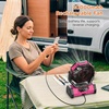 image:imageOGERY 20000mAh Rechargeable Camping Fan with LED Lantern Portable Battery Powered Fan Remote amp Oscillating  4 Speed for Tent Travel Bedroom Car Outdoor Camping EssentialsPink