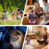 image:imageOGERY 20000mAh Rechargeable Camping Fan with LED Lantern Portable Battery Powered Fan Remote amp Oscillating  4 Speed for Tent Travel Bedroom Car Outdoor Camping EssentialsPink