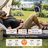 image:imageOGERY Portable Fan Rechargeable Camping Fan for Tent with Up to 200H Runtime Battery Powered Fan with Remote LED Lantern Stepless Speed Auto Oscillation Camping Essentials amp GearBlackPink